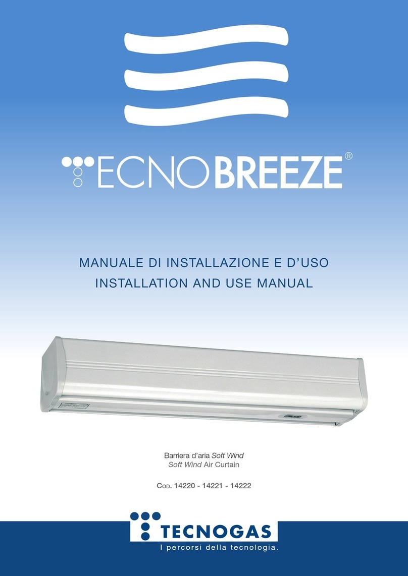 Tecnogas TECNOBREEZE Soft Wind Guide