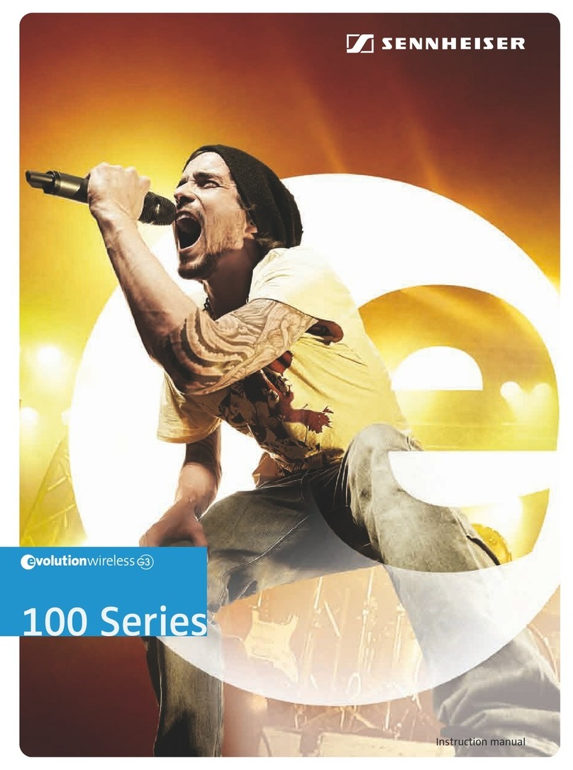 Sennheiser evolution wireless G3 EW 100-935 G3-B-X User manual