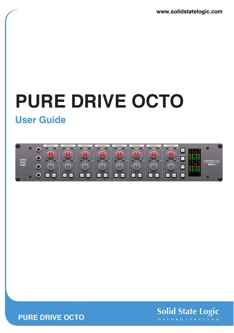 Solid State Logic PURE DRIVE OCTO user guide