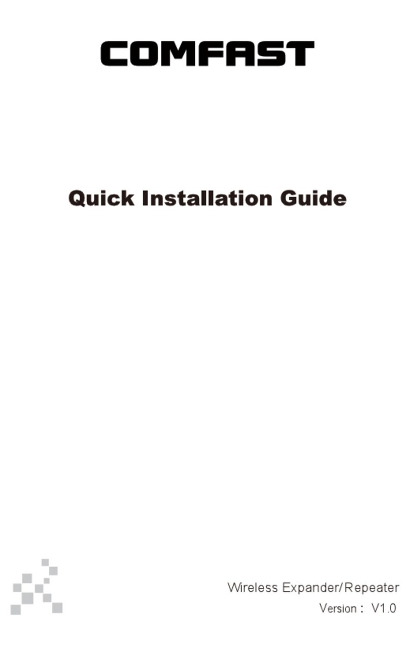 Comfast CF-XR186 Quick installation guide
