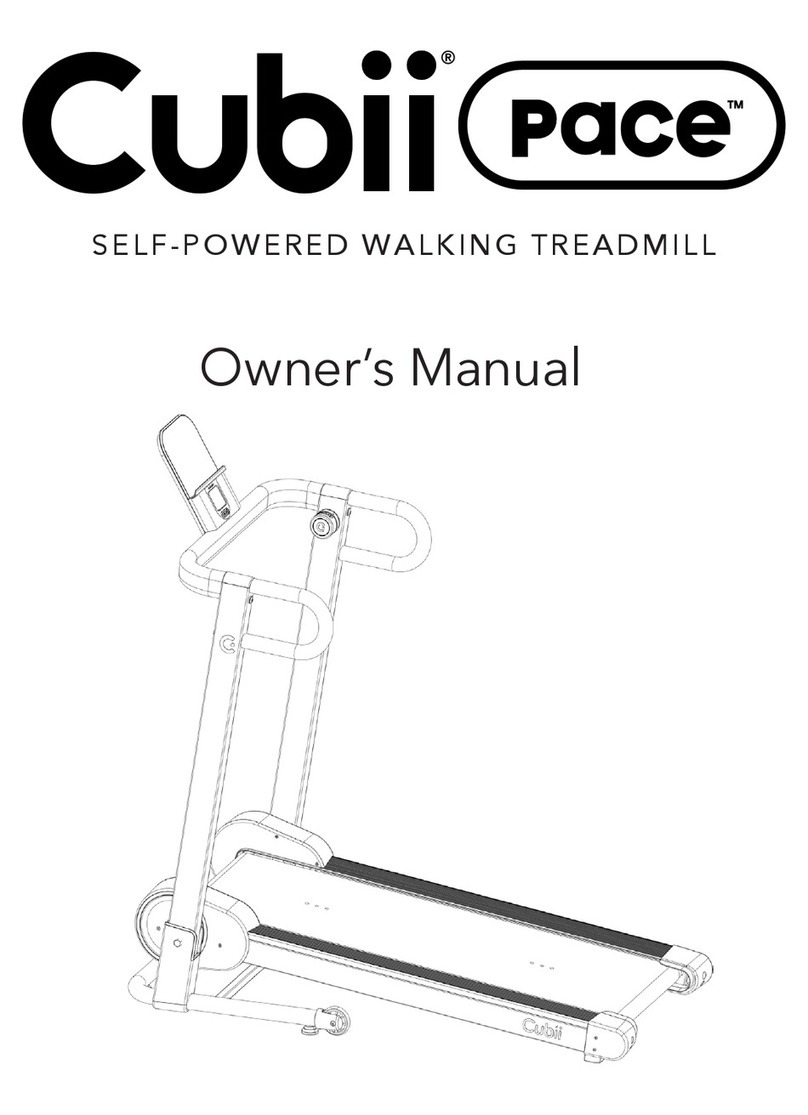 Cubii PACE TR01 owner's manual