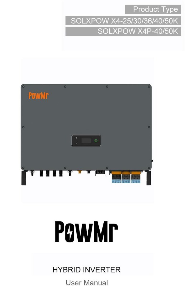 PowMr SOLXPOW X4 Series user manual