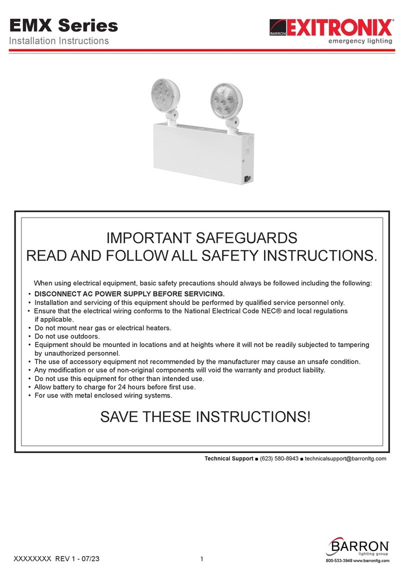 Exitronix EMX Series User manual