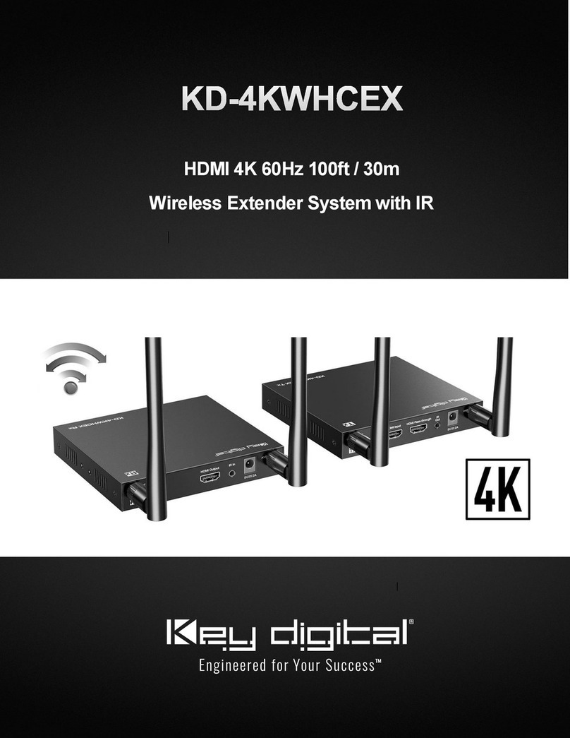 Key Digital KD-4KWHCEX User manual