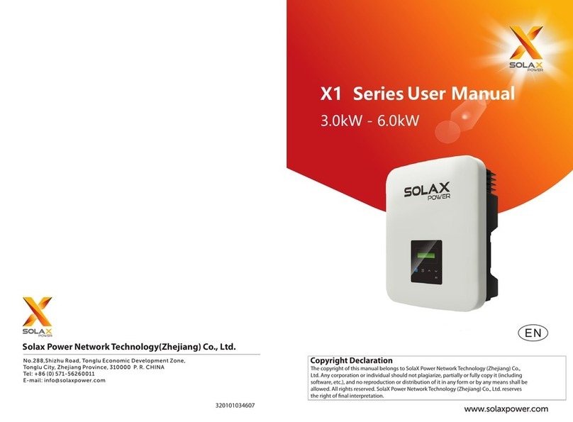 Solax X1 Series User manual