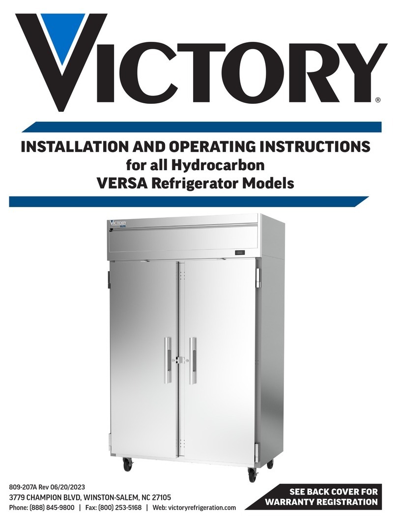 Victory VERSA-1D-SD-HC Installation and operating instructions
