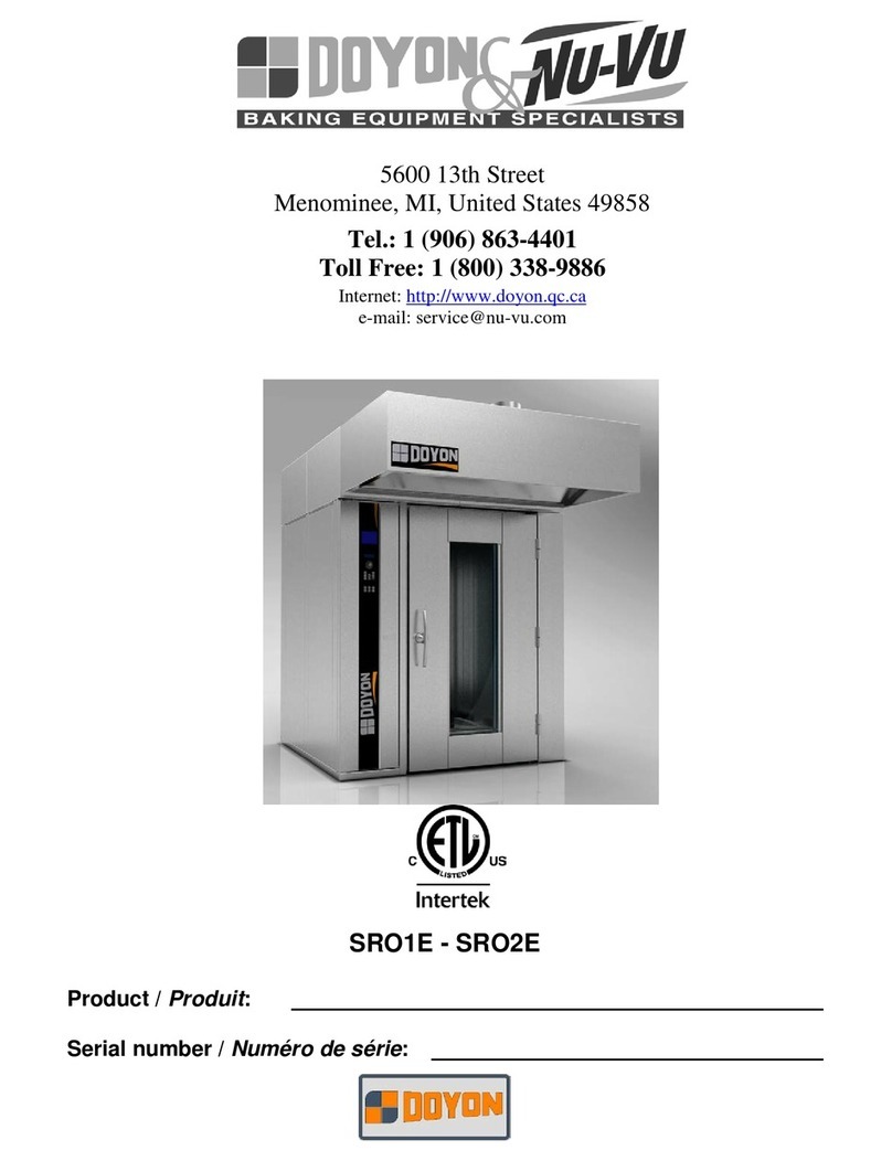 Doyon SRO1E User manual