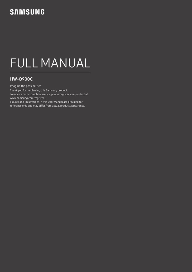 Samsung HW-Q900C Installation instructions