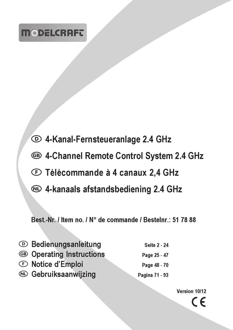 ModelCraft 51 78 88 User manual ModelCraft 51 78 88 User manual