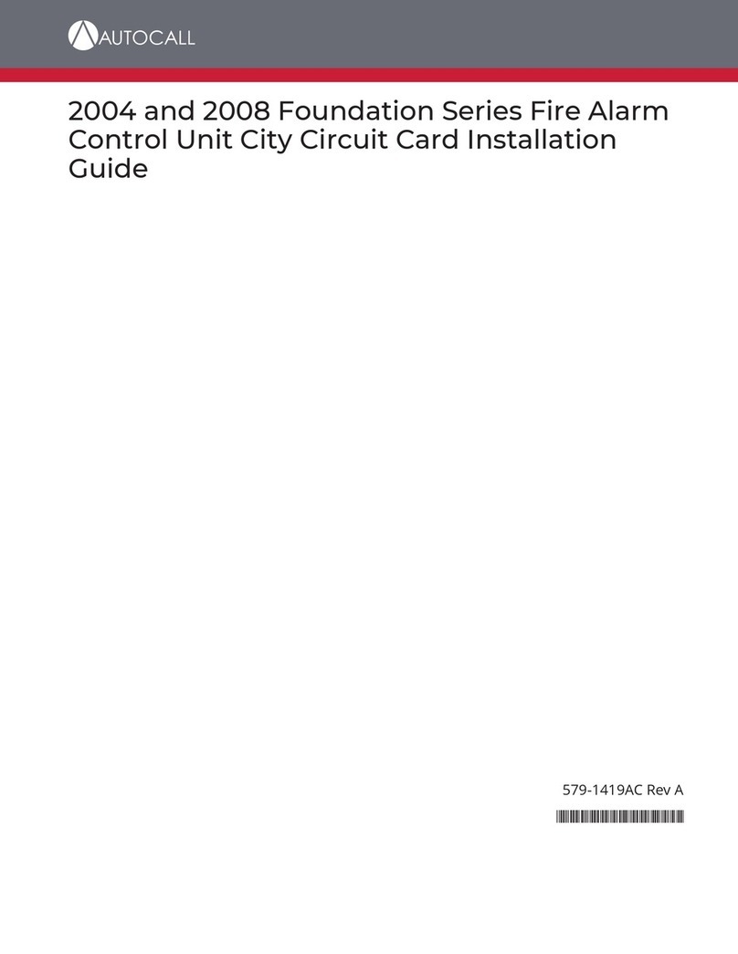 Autocall 2004 Foundation Series installation guide