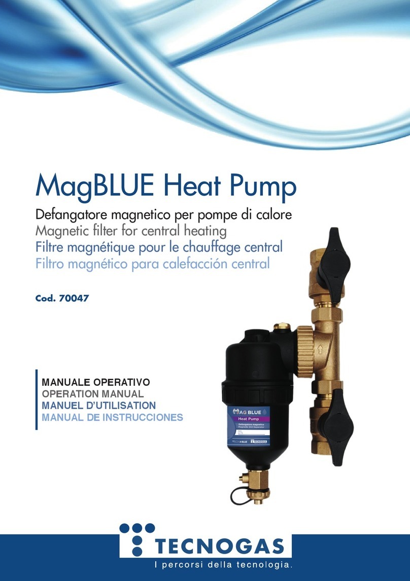 Tecnogas MagBLUE 70047 Operation manual