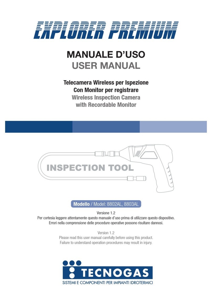 Tecnogas EXPLORER PREMIUM 8802AL user manual
