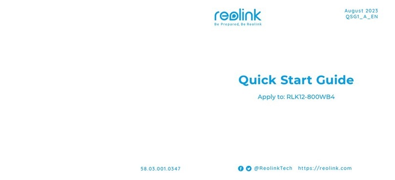 Reolink RLK12-800WB4 quick start guide
