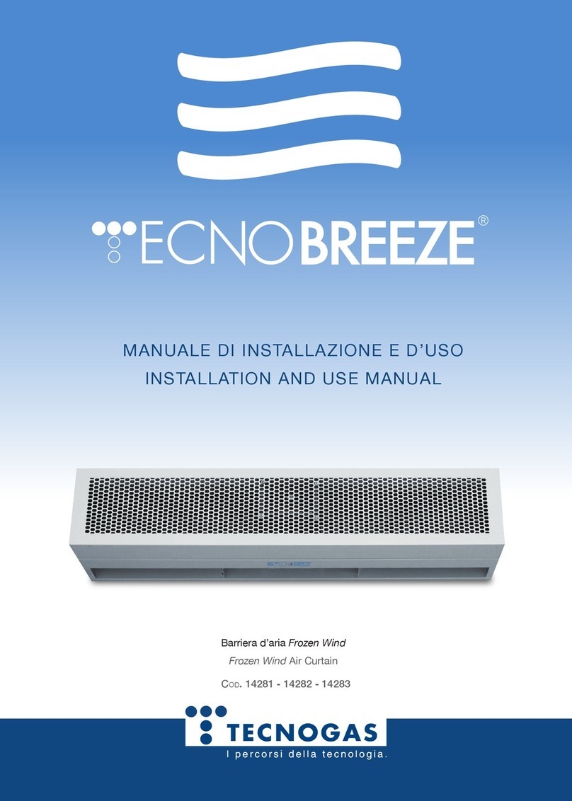 Tecnogas TECNOBREEZE 14281 Installation and use manual