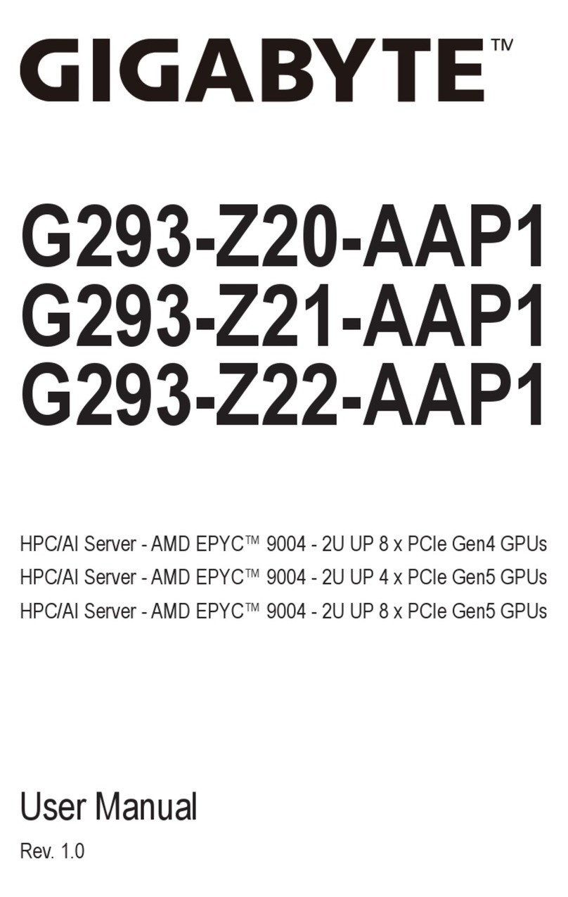 Gigabyte G293-Z20-AAP1 user manual