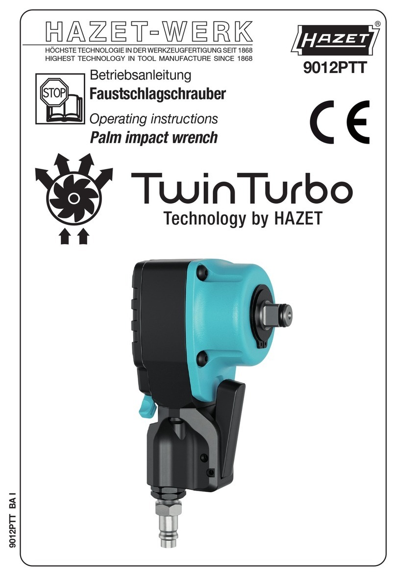 HAZET-WERK TwinTurbo 9012PTT operating instructions
