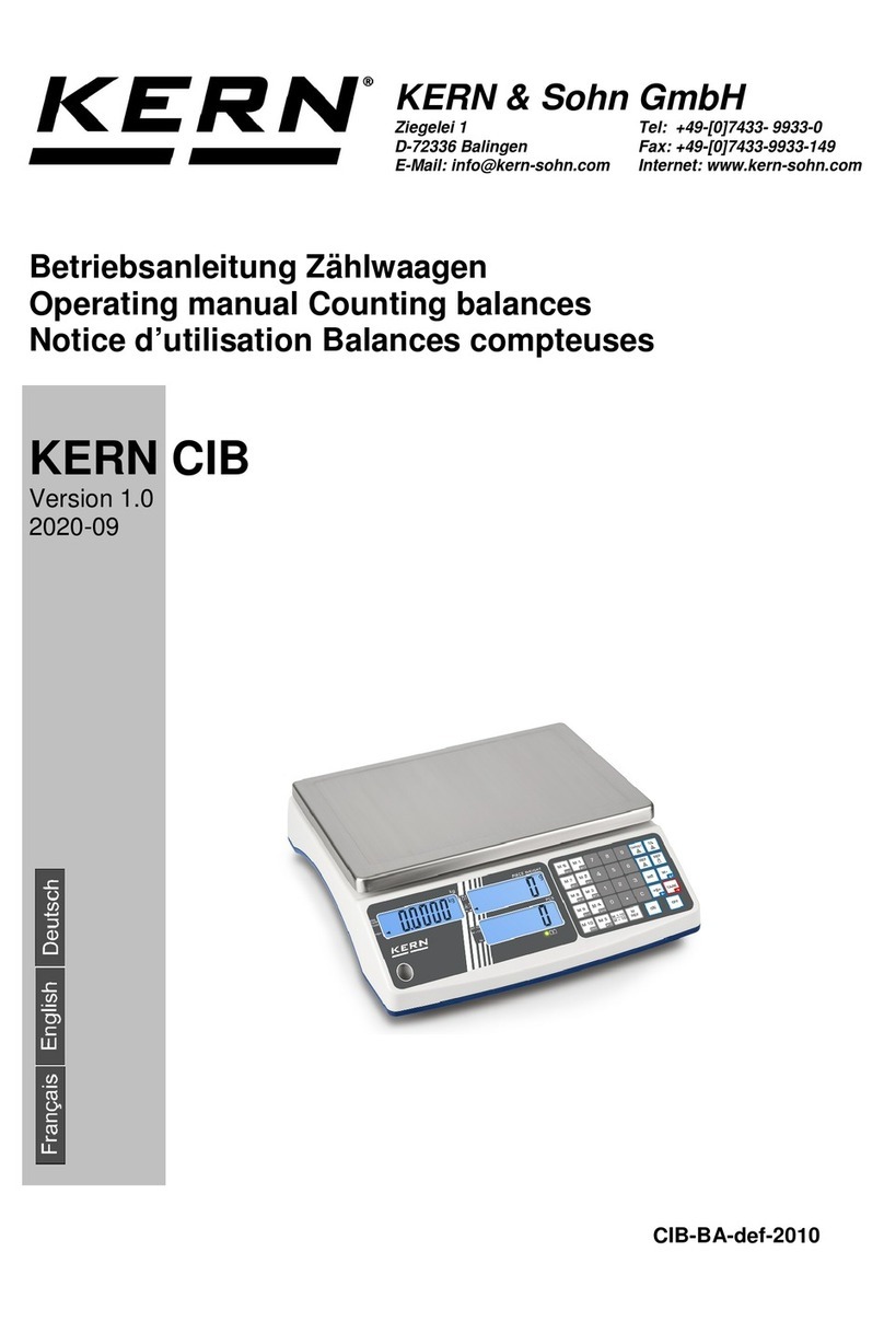 KERN CIB Series operating manual