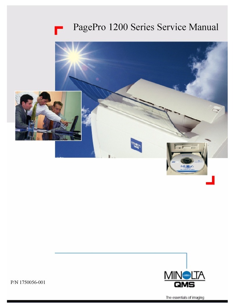 MINOLTA-QMS PagePro 1200 Series Service manual