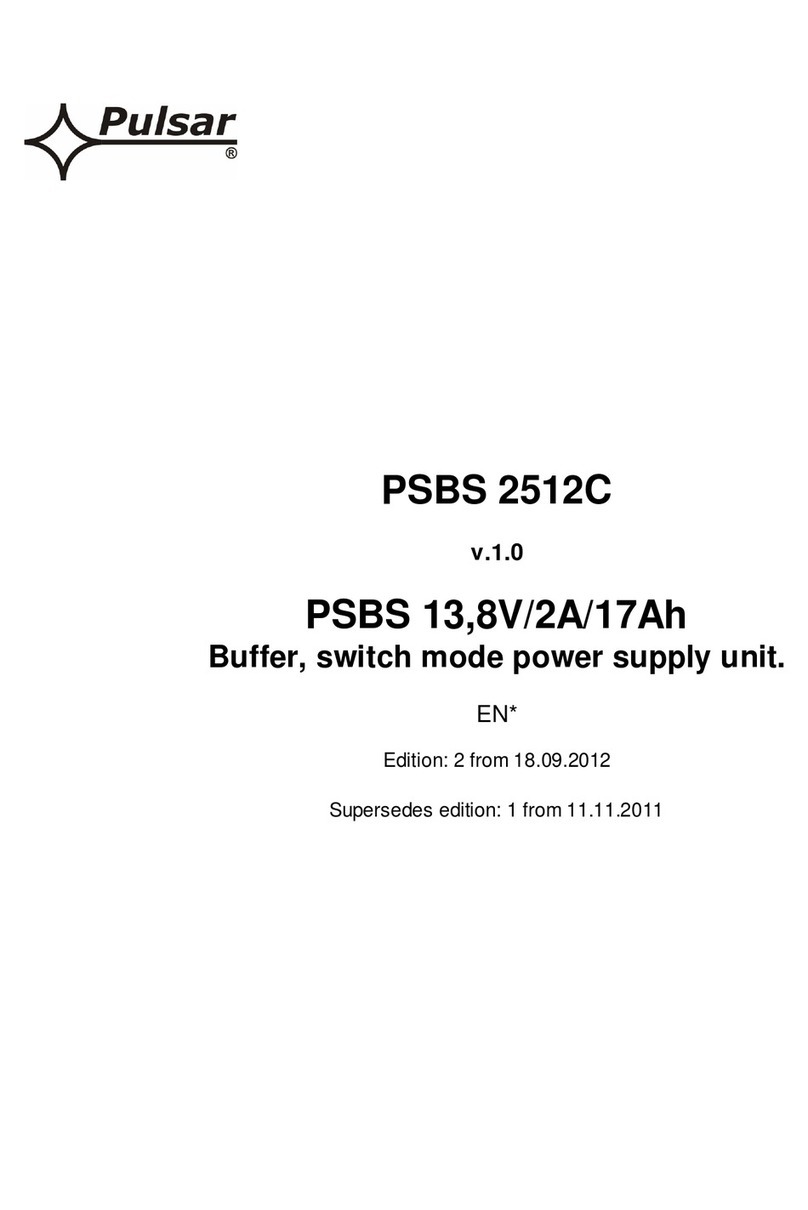 Pulsar PSBS 2512C User manual