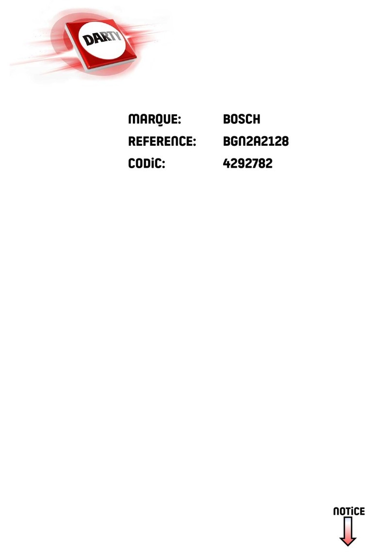 Bosch BGB 2 Series User manual