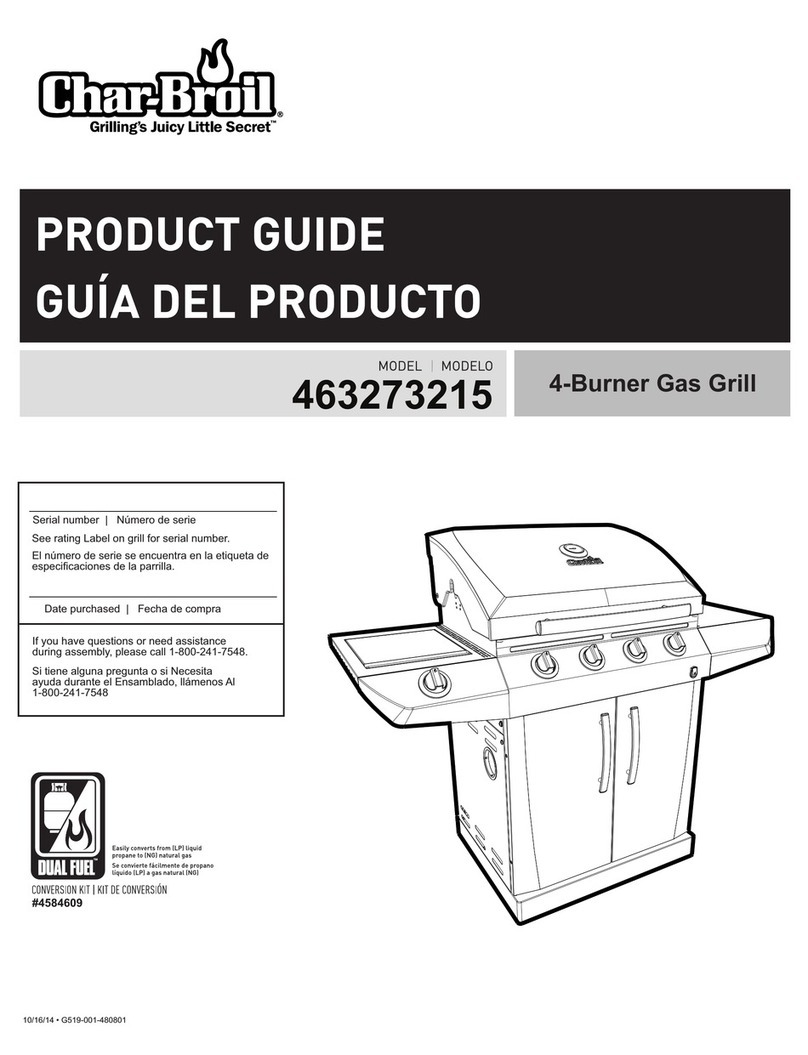 Char-Broil 463273215 User manual