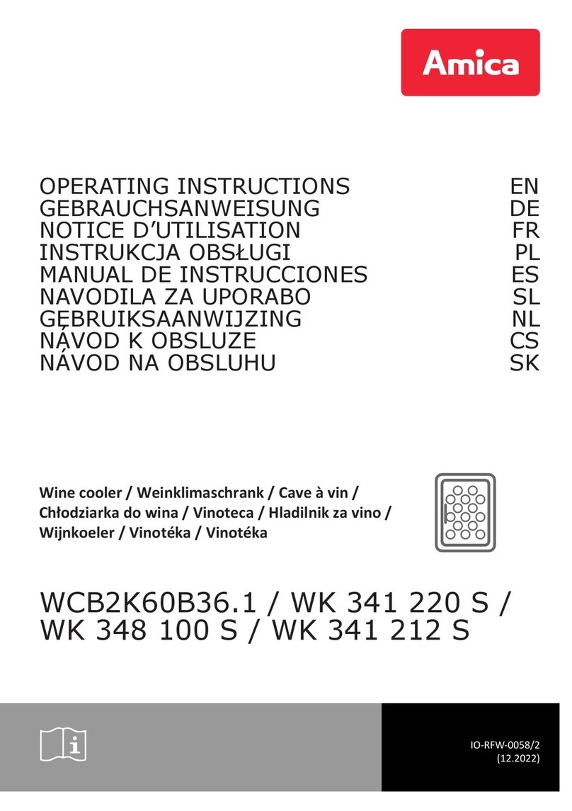 Amica WK 341 220 S operating instructions