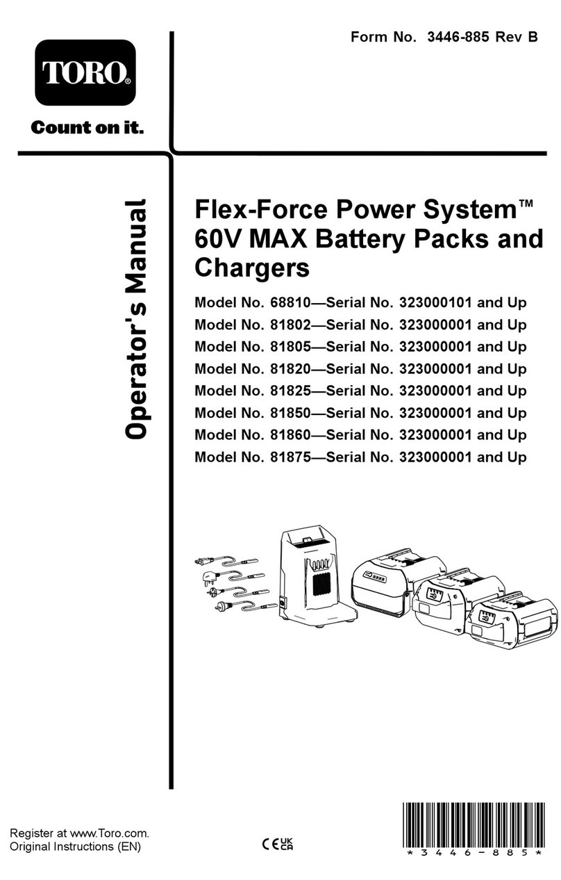 Toro Flex-Force Power System 81805 User manual Toro Flex-Force Power System 81805 User manual