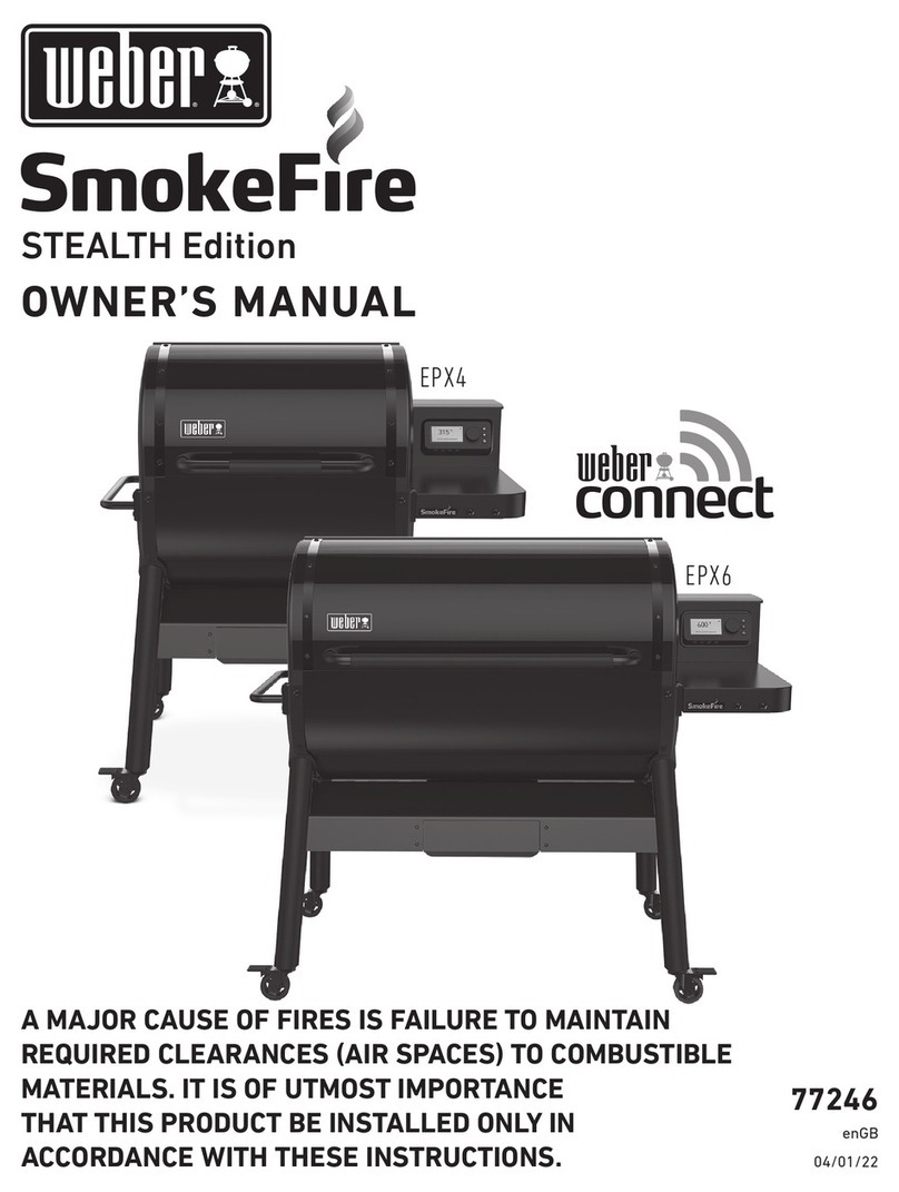 Weber SmokeFire EPX4 User manual