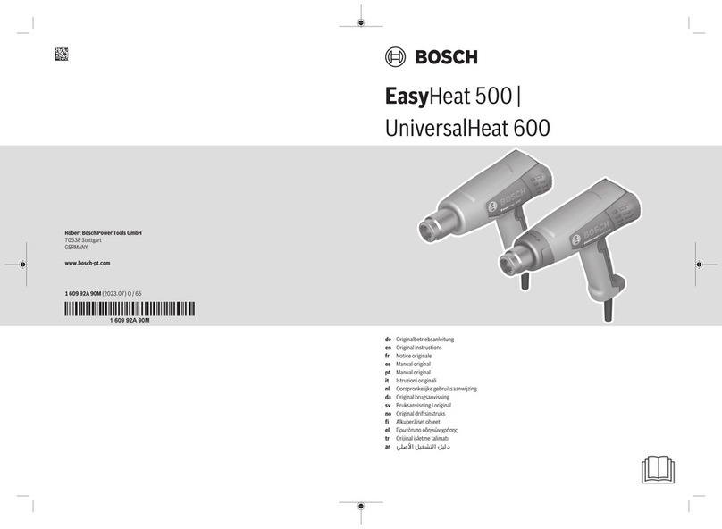 Bosch EasyHeat 500 User manual