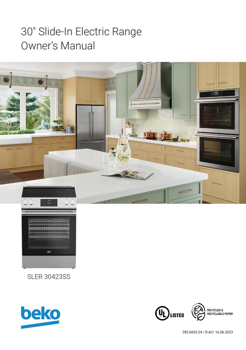 Beko SLER 30423SS User manual