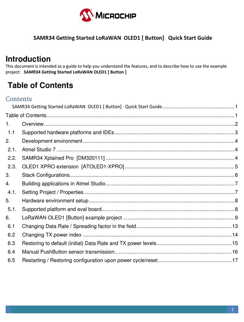 Microchip Technology SAMR34 Xplained PRO User manual