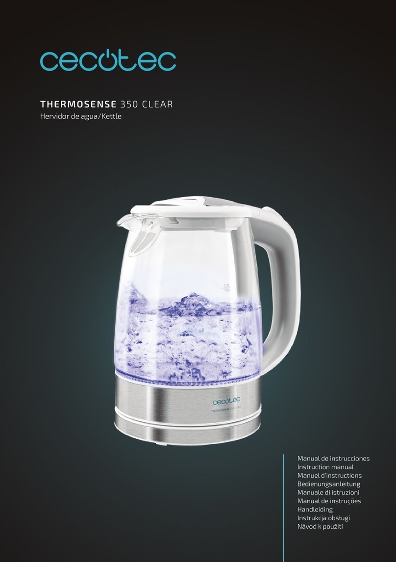 cecotec ThermoSense 350 Clear instruction manual