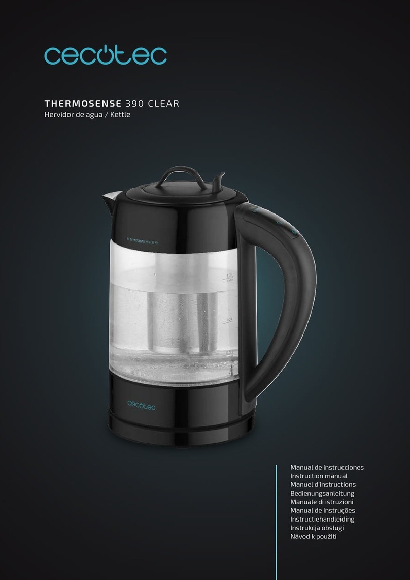 cecotec ThermoSense 390 Clear User manual