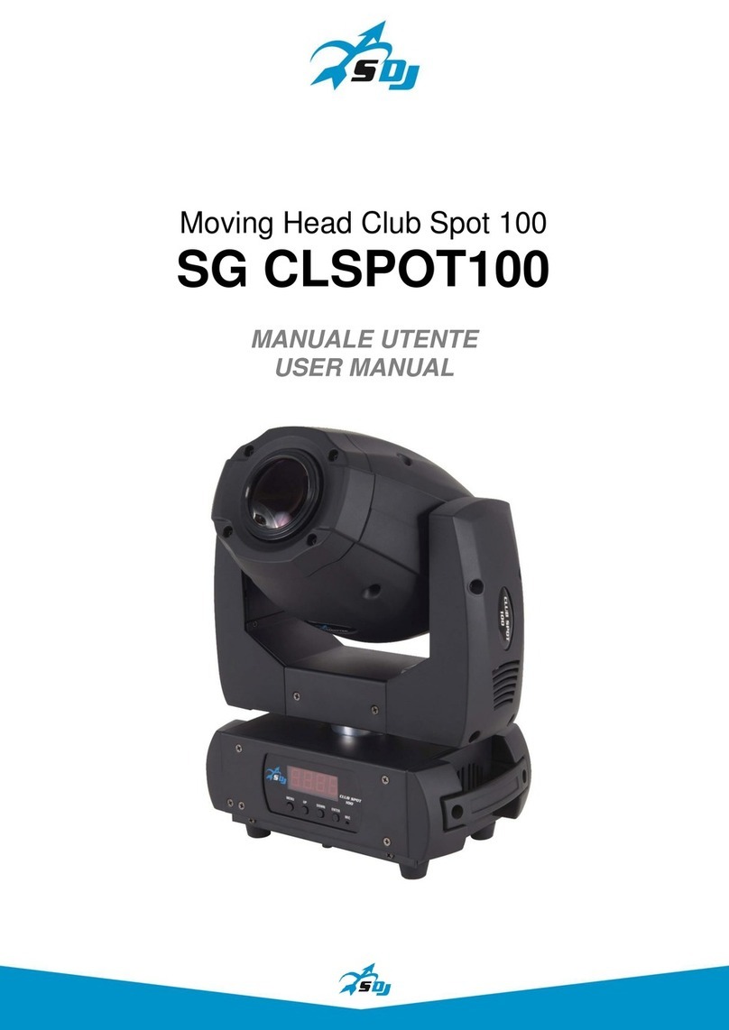 SDJ Club Spot 100 User manual