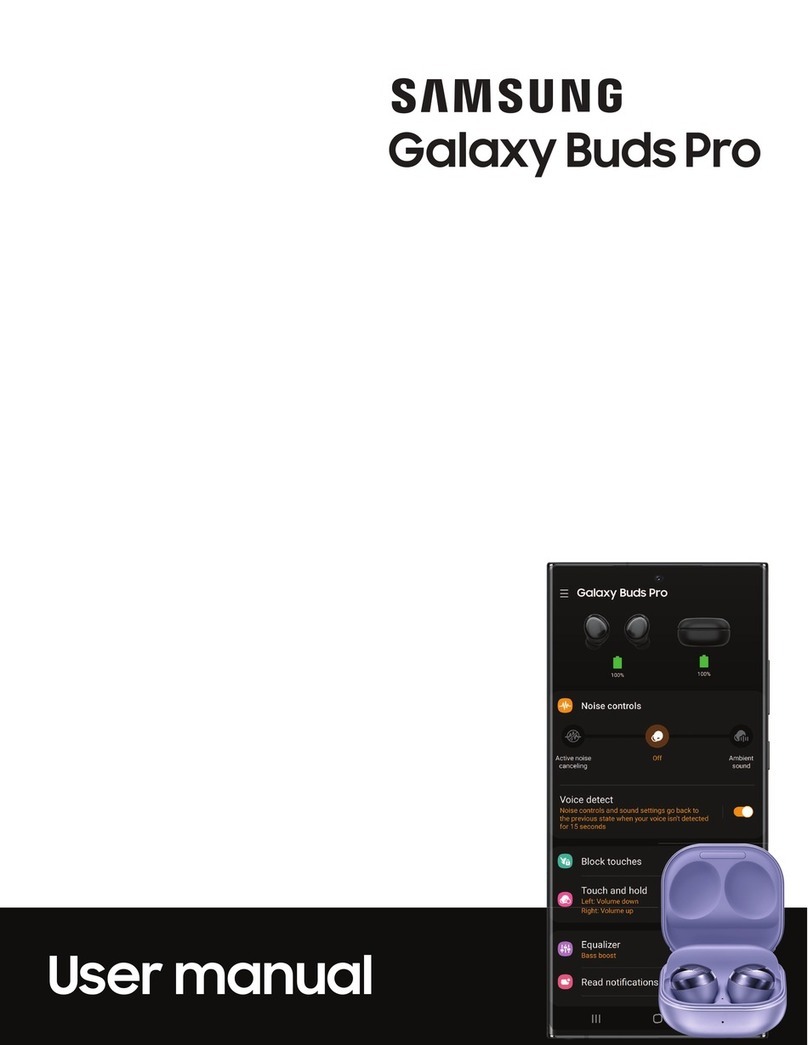 Samsung SM-R190NZSAXAR User manual