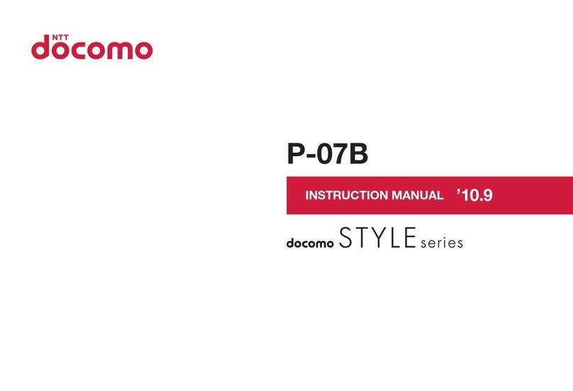 Docomo P-07B User manual