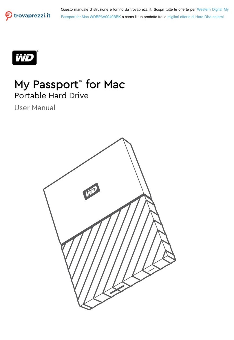 Western Digital WDBP6A0040BBK User manual