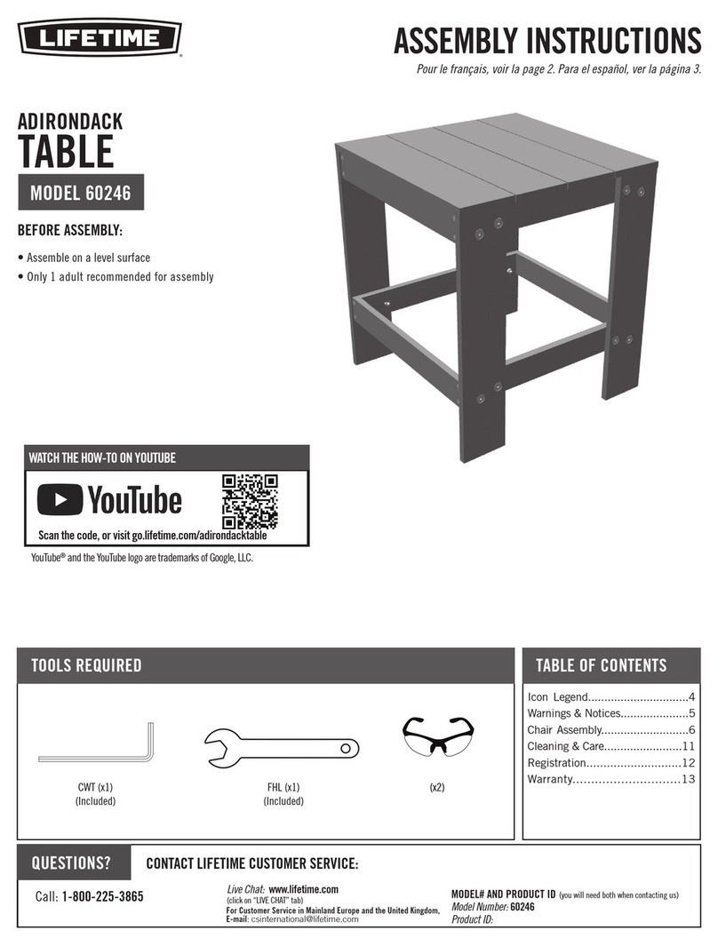 Lifetime 60246 Assembly instructions