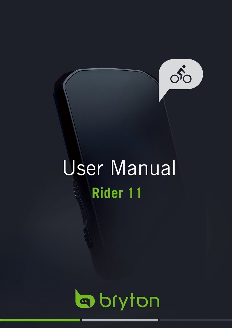 Bryton Rider 11 user manual