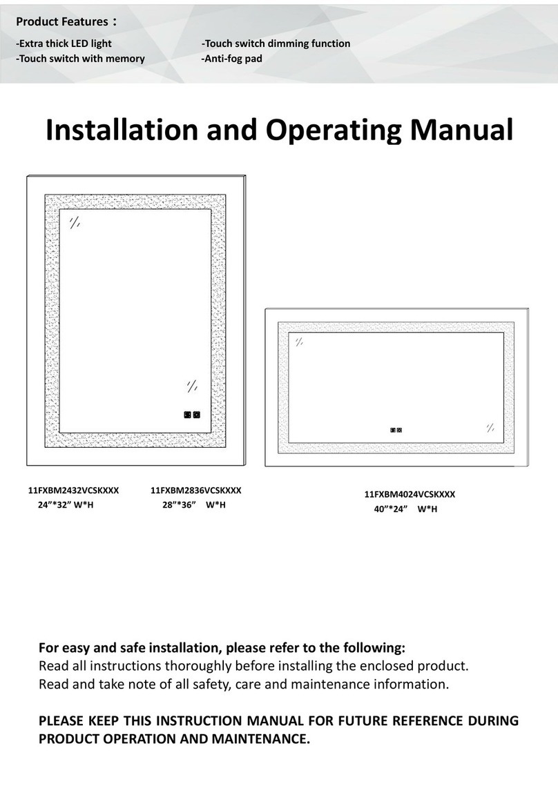 INSTER 11FXBM2432VCSKXXX Installation and operating manual