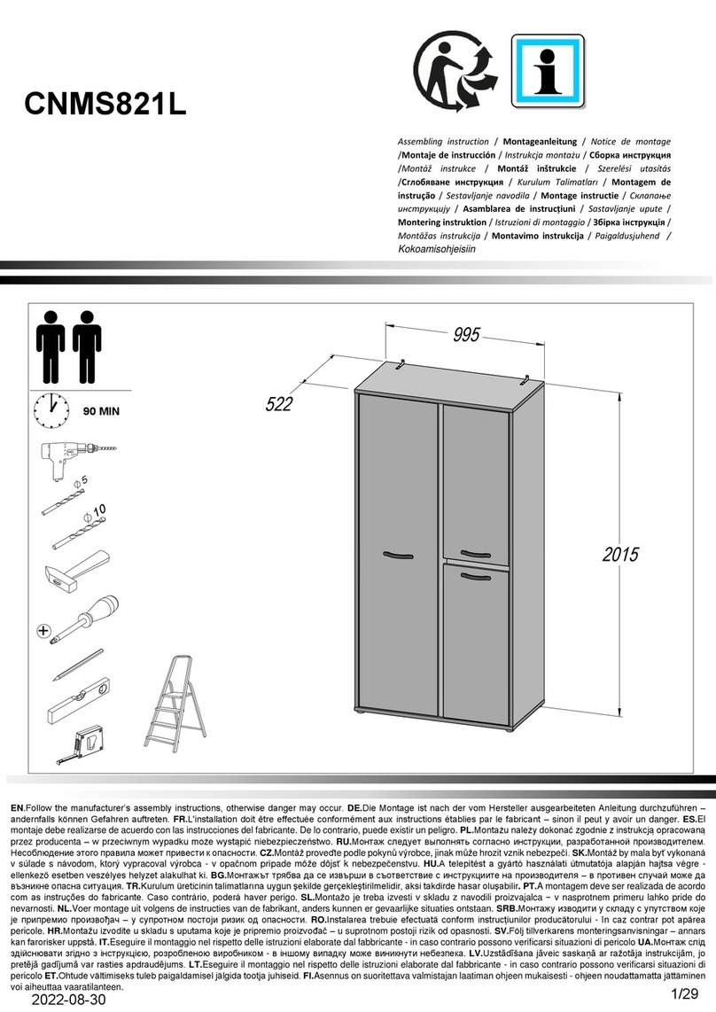 Otto CNMS821L Assembling Instruction