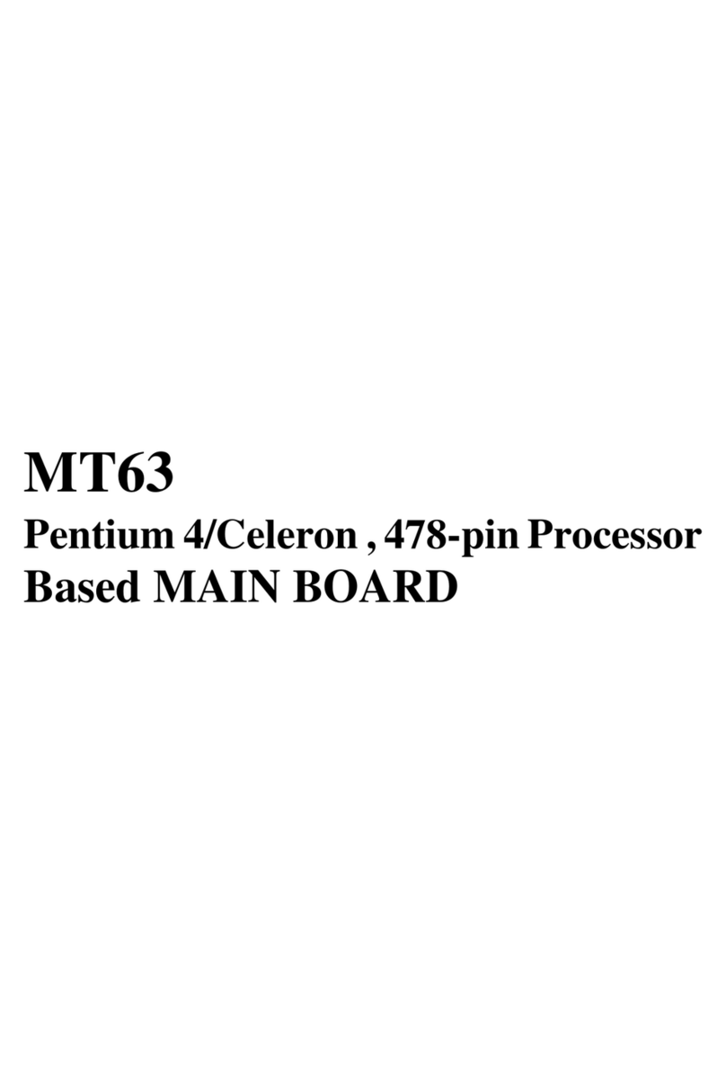Shuttle MT63 User manual