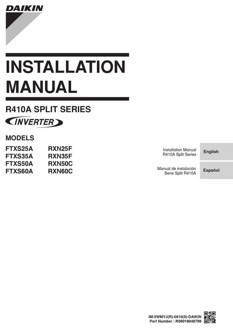 Daikin FTXS25A User manual