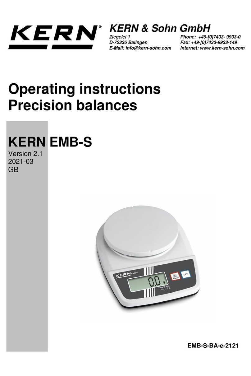KERN EMB-S Series User manual