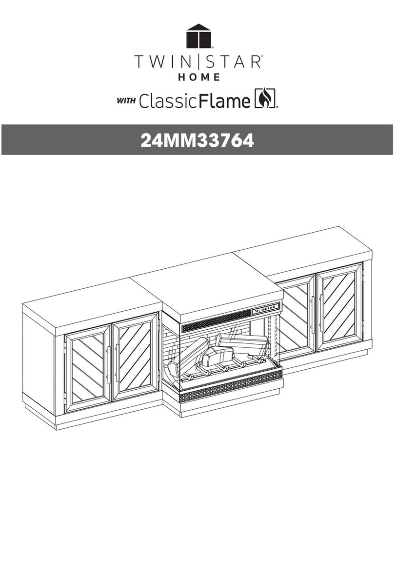 Twin Star Home ClassicFlame 24MM33764 User manual