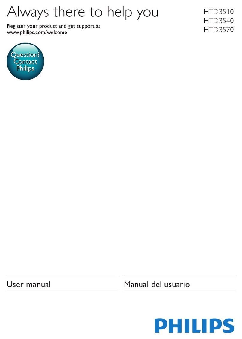 Philips HTD3510/55 user manual