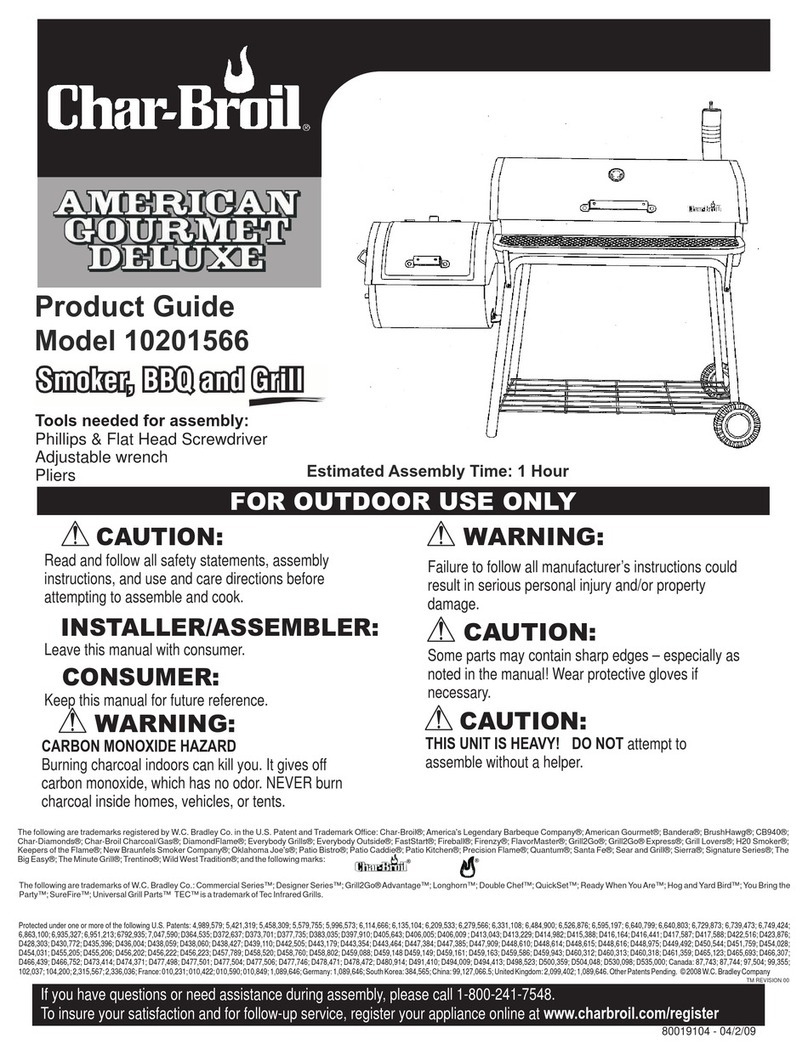 Char-Broil 10201566 Product guide