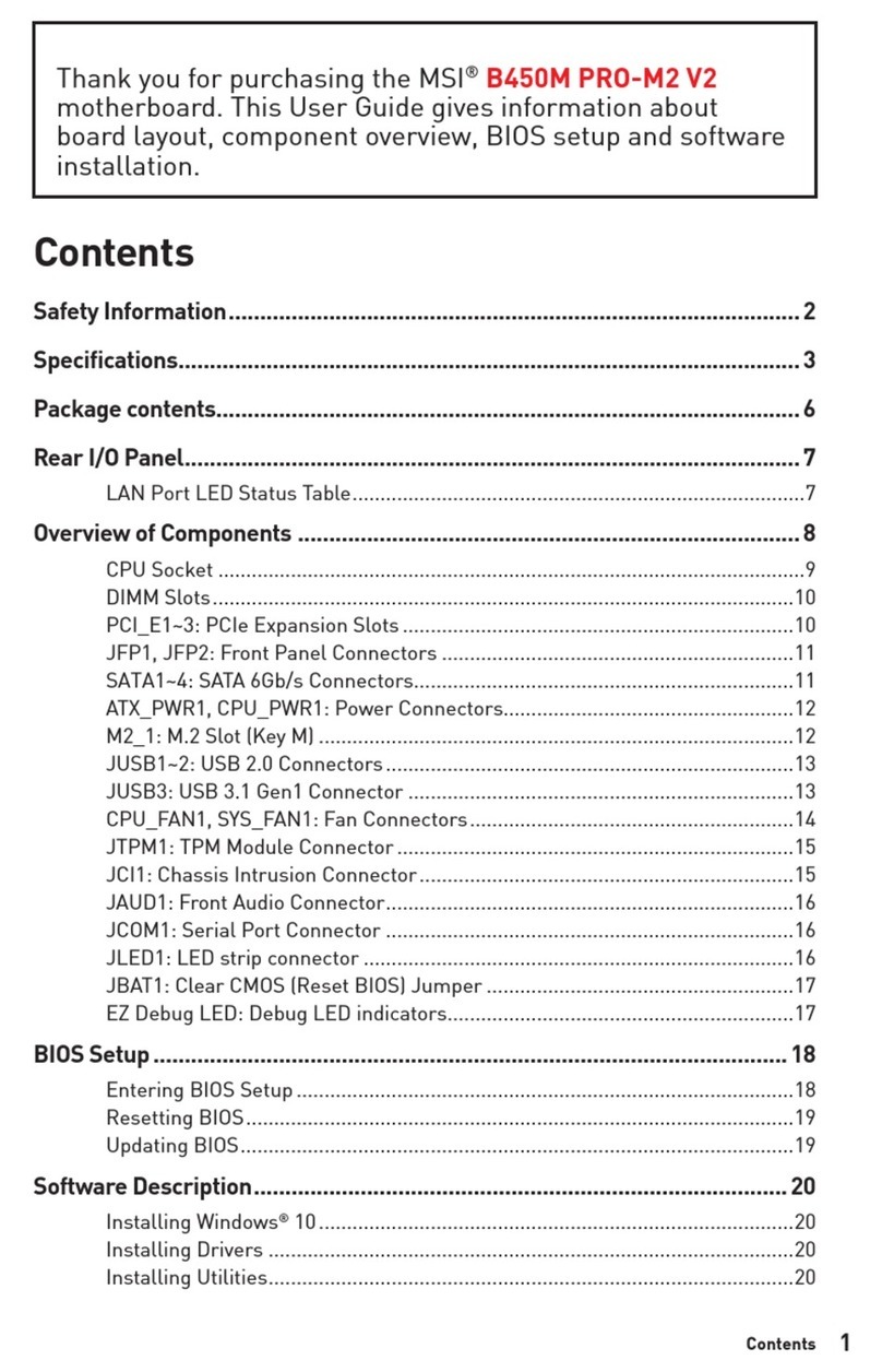 MSI B450M PRO-M2 V2 User manual