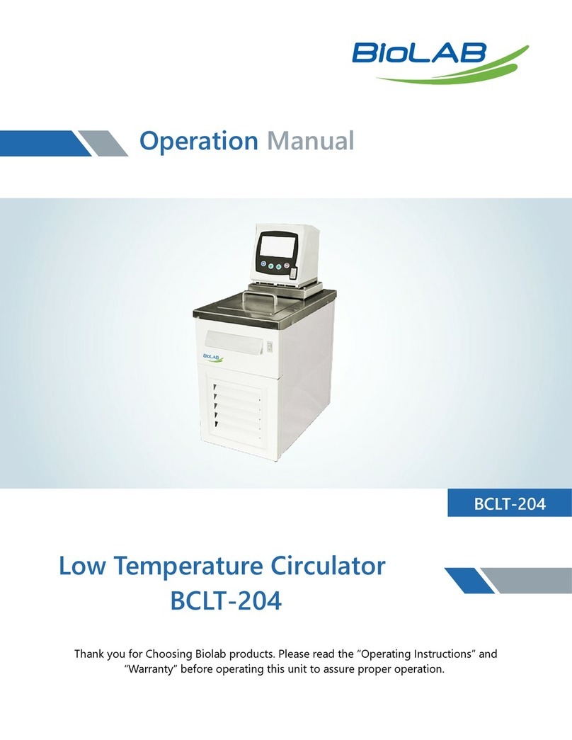 BioLAB BCLT-204 Operation manual