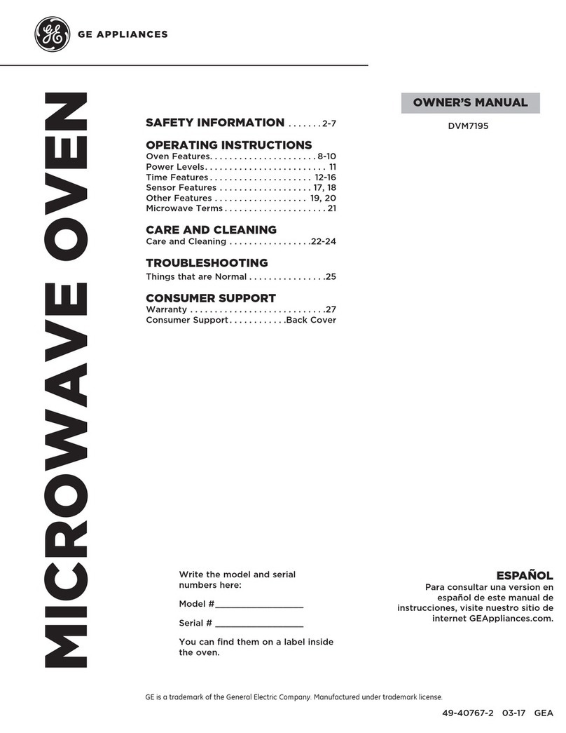 GE DVM7195EKES User manual